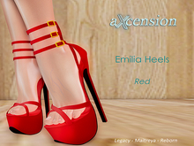 aX: Emilia Heels Red