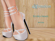 aX: Emilia Heels White