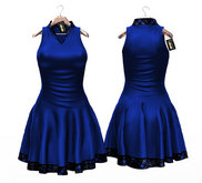 Blue Plaid Girl Dress STAR