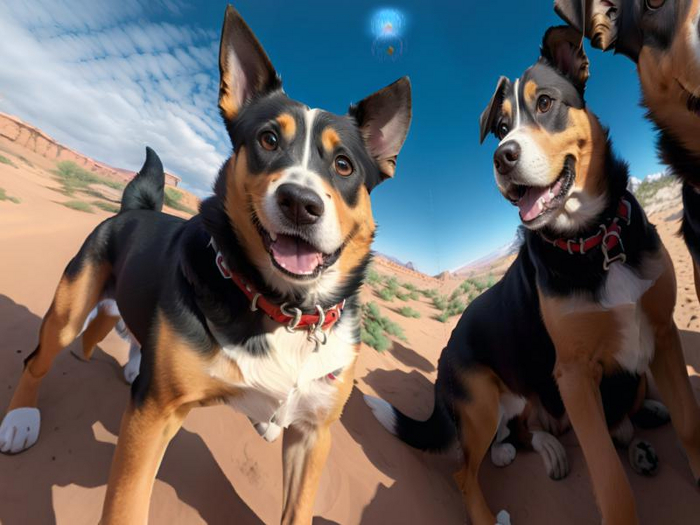 Panorama - Doggies!