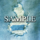 Zoy Texture [ Damaged Denim 01 ] Blue Green