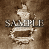 Zoy Texture [ Damaged Denim 01 ] Brown