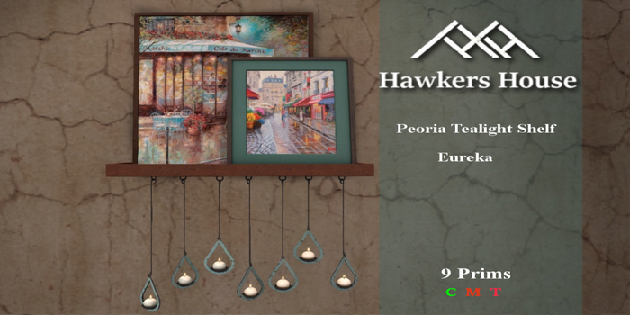 *HH* Peoria Tealight Shelf Eurekai