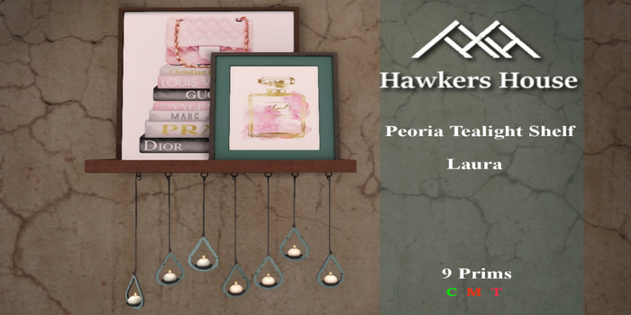 *HH* Peoria Tealight Shelf Laura