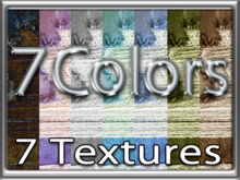 Zoy Texture [ Damaged Denim 01 ] 7 Colors