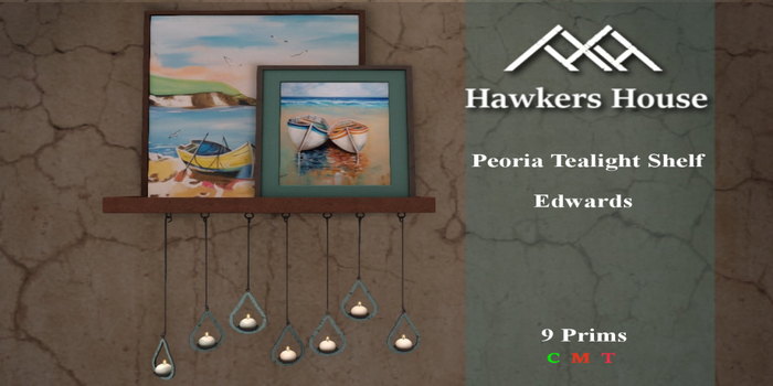 *HH* Peoria Tealight Shelf Edwards