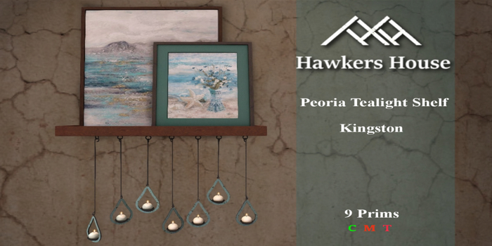 *HH* Peoria Tealight Shelf Kingston