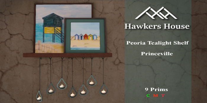 *HH* Peoria Tealight Shelf Princeville