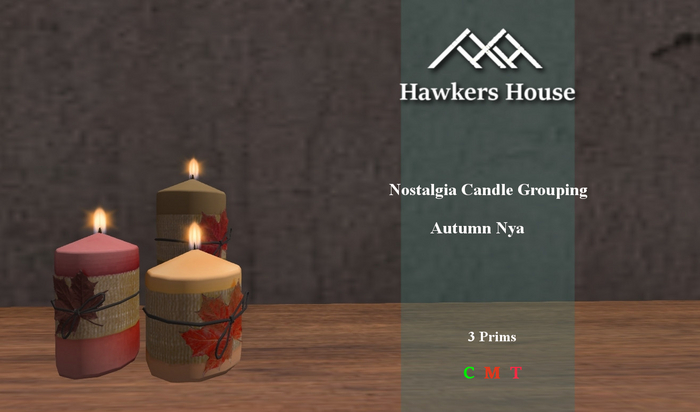 *HH* Nostalgia Candle Grouping Autumn Nya