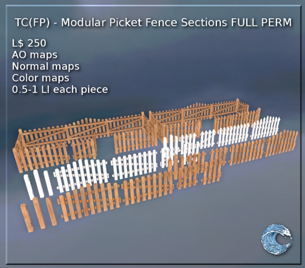 TC(FP) - Modular Picket Fence Sections FULL PERM