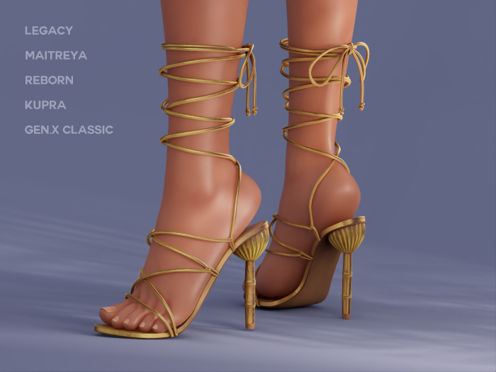 $NT Bamboo Sandals GOLD