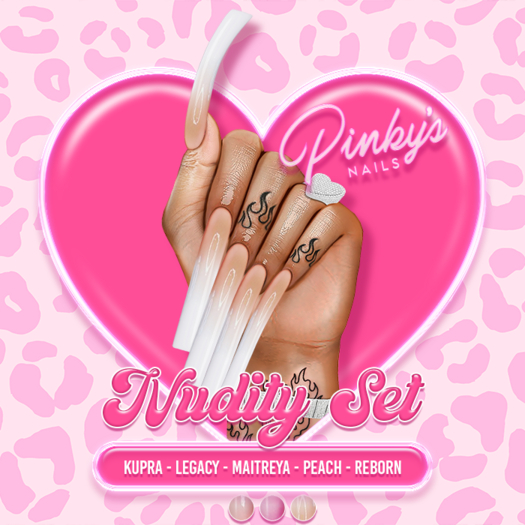 !! Pinky's Nails !! Nudity Set ' Square