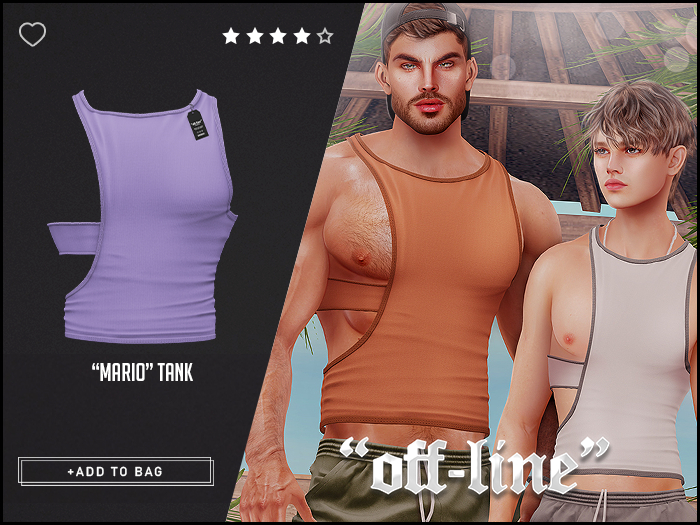 "Off-Line" x "Mario" Tank / Thistle