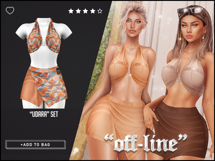 "Off-Line" x "Udara" Set / Blossom