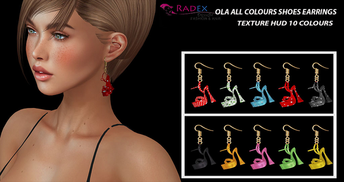 RADEX Mesh Ola All Colours Shoes Earrings