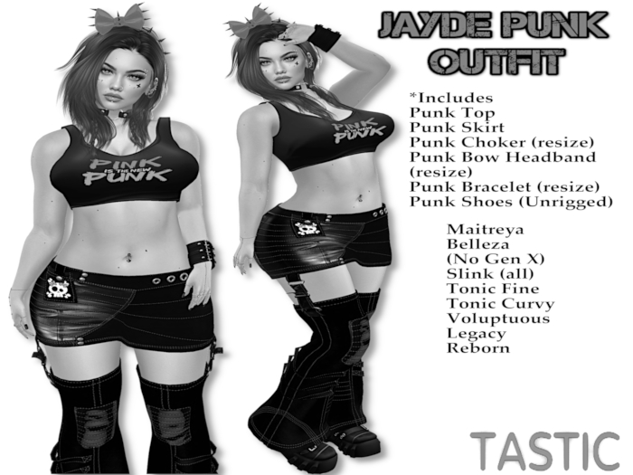 Tastic-Jayde Punk Outfit Demo