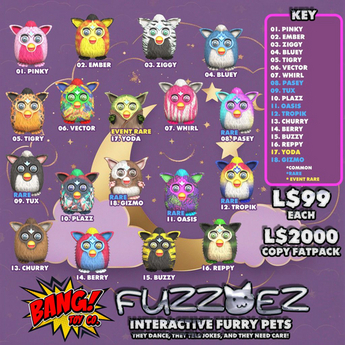 Second Life Marketplace - 02. - BANG! Toy Co. - FUZZEZ: 