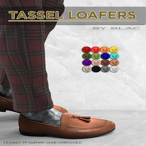 ///ZB-TASSEL LOAFERS FATPACK