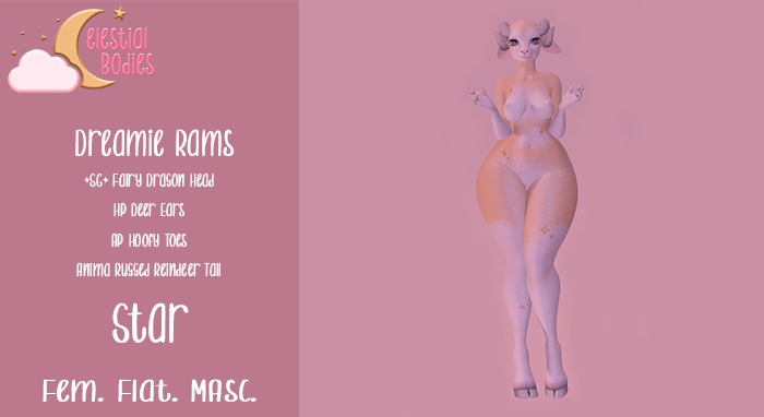 +Celestial Bodies+ Dreamie Rams - Star