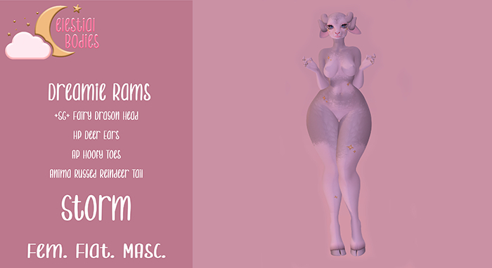 +Celestial Bodies+ Dreamie Rams - Storm