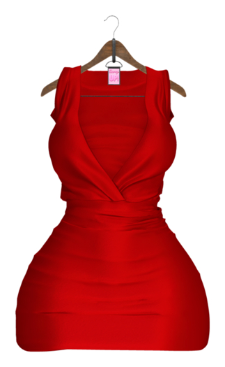 Cherry Up! Cynthia Mini Dress @ Red