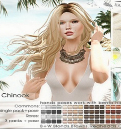 Tableau Vivant \\ Summer Hairplay - Chinook - Fades