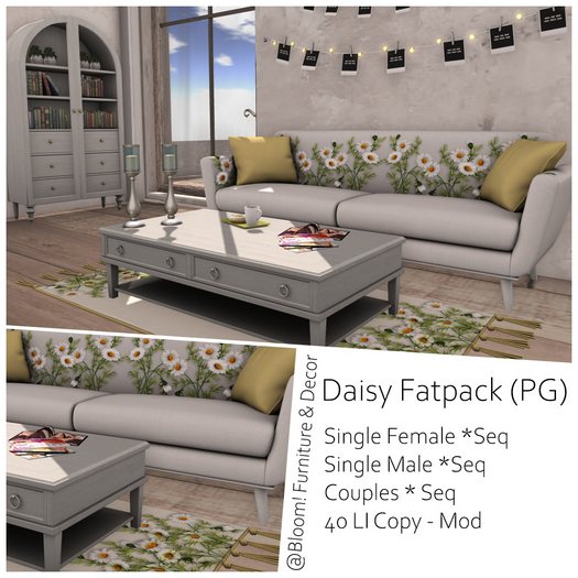 Livingroom | Daisy Fatpack (PG) 