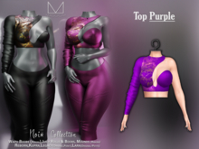 [[ Masoom ]] Noir Top - Purple