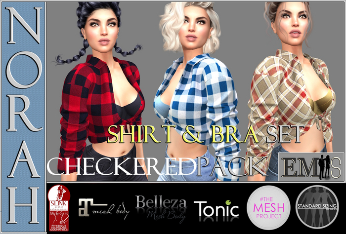EMS - NORAH SET - CHECKERED PACK