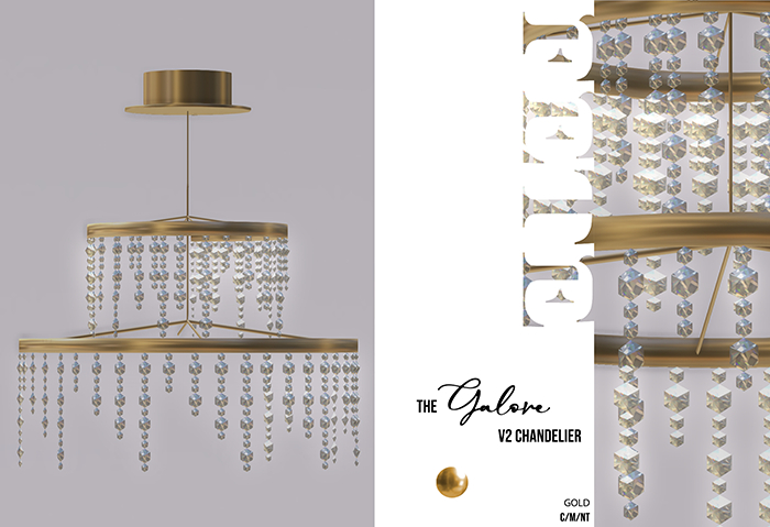 FETE- Galore Chandelier V2 (Gold)