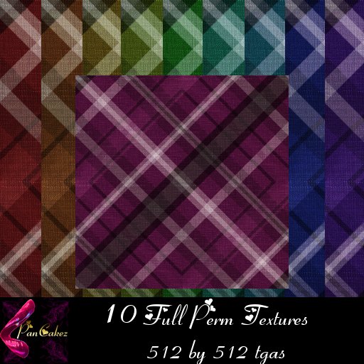 *PCz* Dark Plaid Textures