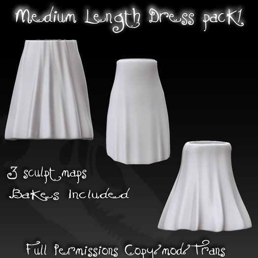 +Sculptasaur+ Medium Length Dress pack1