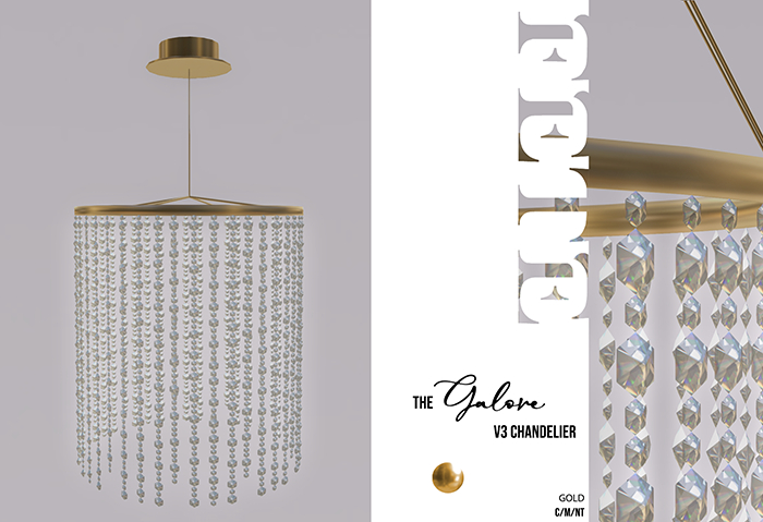 FETE- Galore Chandelier V3 (Gold)