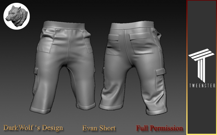 Evan Short Tweenster Full Perm V2