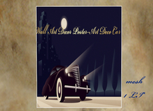 Wall Art Decor Poster-Art Deco Car-full perm texture