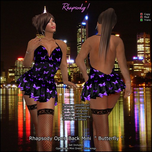 Rhapsody V Minidress "Butterfly"