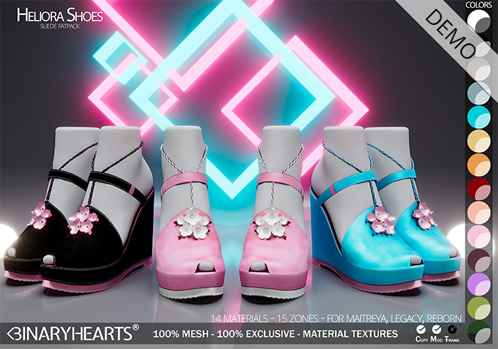 <3H - BINARYHEARTS - Heliora Shoes (DEMO)