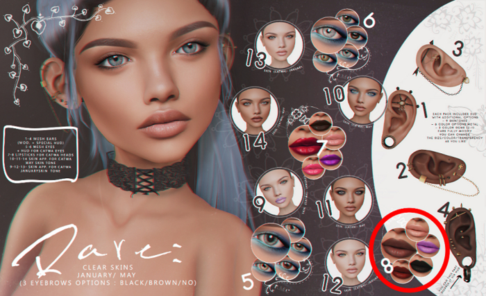 #8 -- LIPSTICK PACK (CATWA)