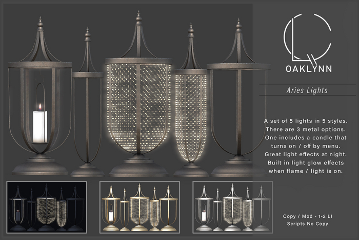 Oaklynn Aries Lights Set
