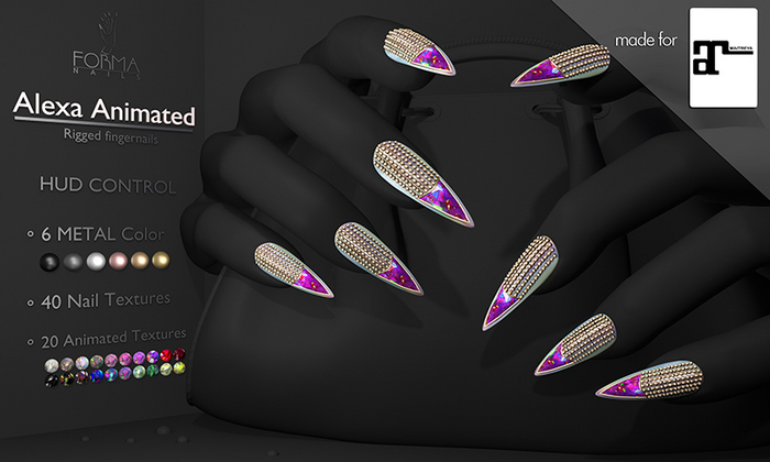 [FORMANAILS] NAILS - | Maitreya Nails | - | Alexa Animated NAILS | Bento Nails | Rigged Nails