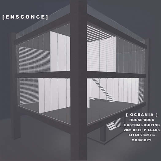 Second Life Marketplace - [ENSCONCE] OCEANIA HOUSE/DOCK