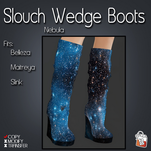 ~TL~  Nebula Slouch Boots