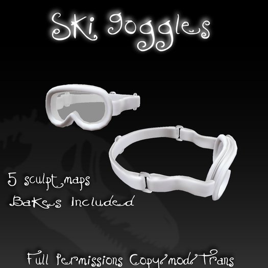 +Sculptasaur+ Ski Goggles