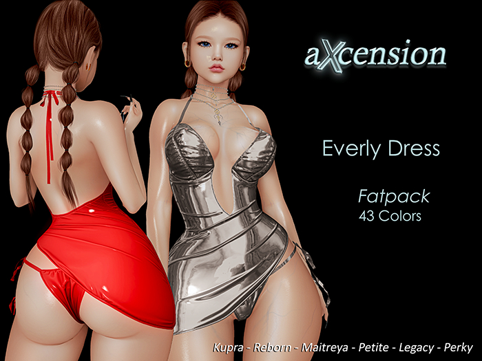 aX: Everly Dress Plate 40 Colors FatPack