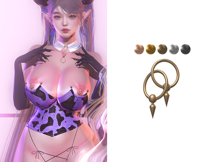 " BADa " JM NippleRings