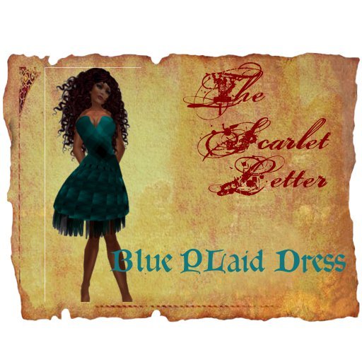 Blue Paid Dress