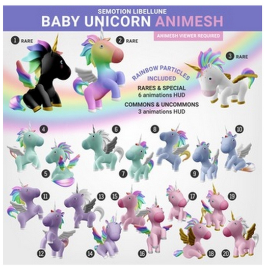 SEmotion Libellune Baby Unicorn Animesh #18