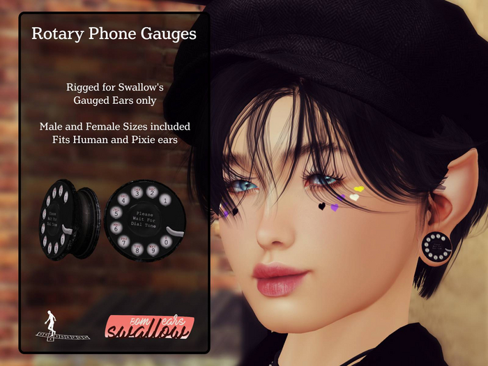 *~*HopScotch*~* Rotary Phone Gauges for Swallow Gauged