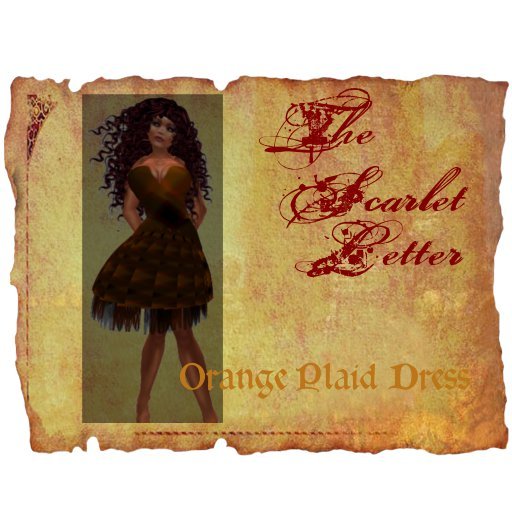Orange Paid Dress