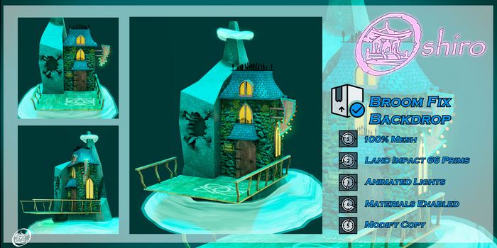 *[Oshiro]* - Broom Fix Backdrop